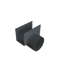 Raccord externe avec sortie horizontale 80 mm - pour caniveau Slimline ACO