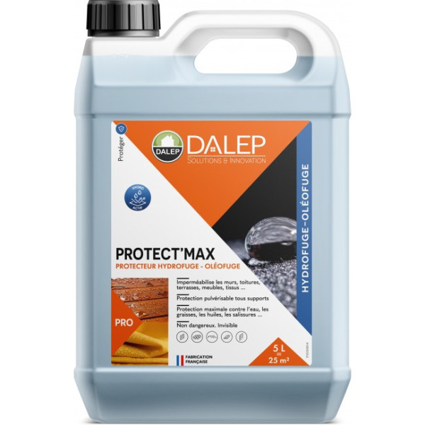Hydrofuge - oléofuge - sans solvant - tous supports - Protect'max DALEP