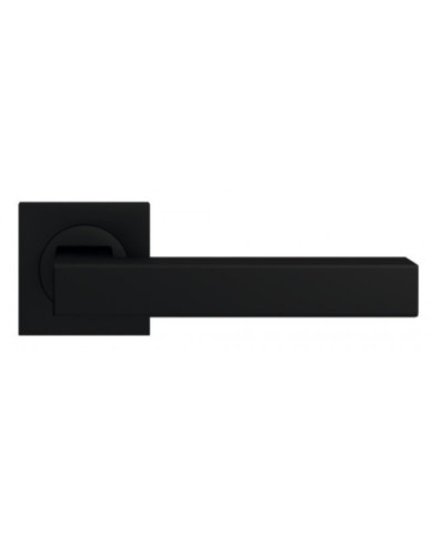 Poignées de porte sur rosaces carrées - noir Cosmos - ER 46 Q Seattle KARCHER DESIGN