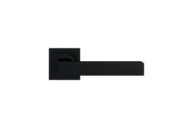 Poignées de porte sur rosaces carrées - noir Cosmos - ER 46 Q Seattle KARCHER DESIGN