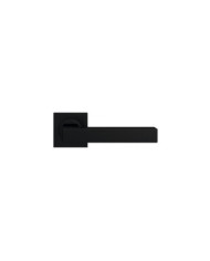 Poignées de porte sur rosaces carrées - noir Cosmos - ER 46 Q Seattle KARCHER DESIGN