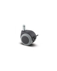 Roulette pivotante pour chaises et fauteuils - tige lisse et circlips TENTE