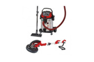 Pack aspirateur eaux et poussières 25L - 1200W + ponceuse murale 600W EINHELL