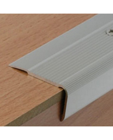 Nez de marche aluminium - pose intérieur et extérieur - Médium 43 V DINAC