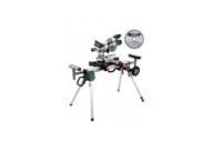 Scie à onglets radiale 1800W KGS 254 M avec socle KSU 251 + 2 lames METABO