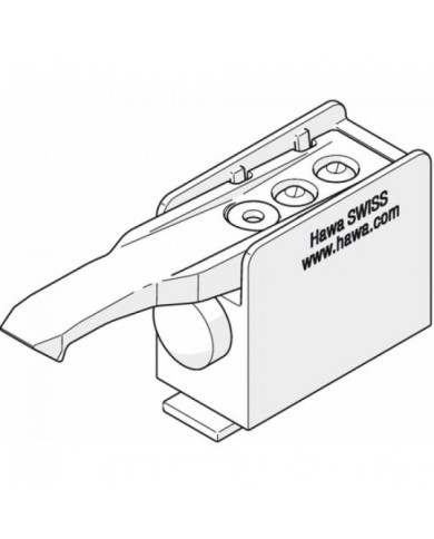 Butée de rail - pour porte coulissante - Junior 80 - 100 HAWA
