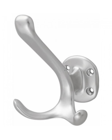 Porte-manteaux en aluminium - 3 crochets HERMETA