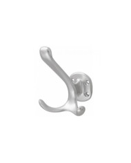 Porte-manteaux en aluminium - 3 crochets HERMETA