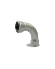 Courbe fonte 90° grand rayon femelle / femelle galvanisé - référence 2 CODITAL