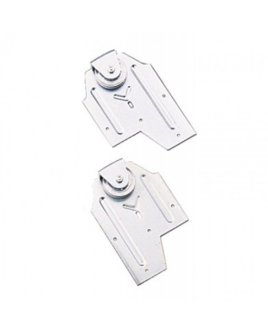 Montures à galet - pour rail fer plat - porte coulissante - SPORT 400 MANTION