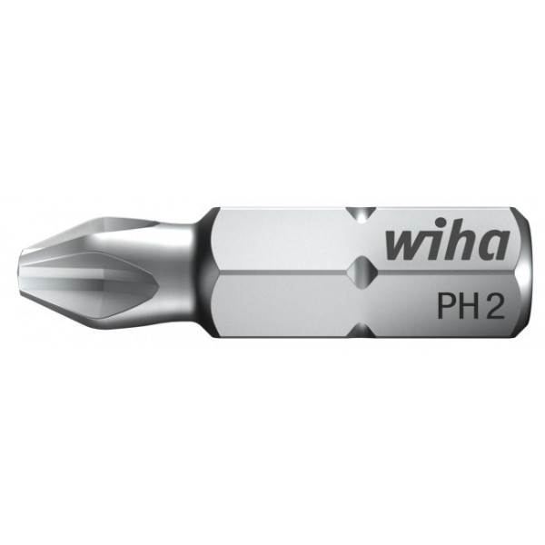 Embouts de vissage Phillips - standard - longueur 25mm - par 10 WIHA