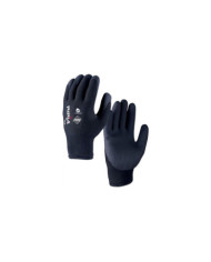 Gants d'hiver en nylon chaud - enduit PVC HPT - NINJA ICE - noir SINGER SAFETY