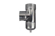 Té à 90° avec purge en inox 304 - femelle 140x146 TEN