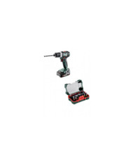 Perceuse visseuse sans fil 18V 2 x 2 Ah Li-Power BS18L BL avec coffret embout de vissage 15 pièces METABO