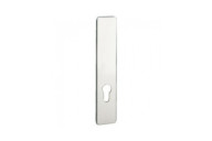 Plaque de poignée de porte en aluminium anodisé – Ton argent - Golf VACHETTE