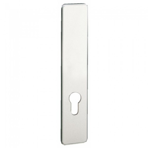 Plaque de poignée de porte en aluminium anodisé – Ton argent - Golf VACHETTE