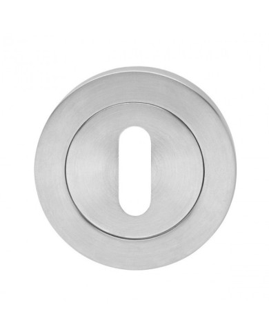 Rosace 3 pièces ronde en inox satiné série EZ1332 bord droit KARCHER DESIGN