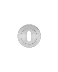 Rosace 3 pièces ronde en inox satiné série EZ1332 bord droit KARCHER DESIGN