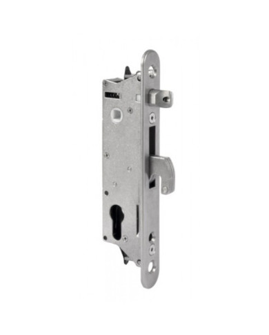 Serrure à larder à crochet - inox - cylindre européen - Fiftylock LOCINOX