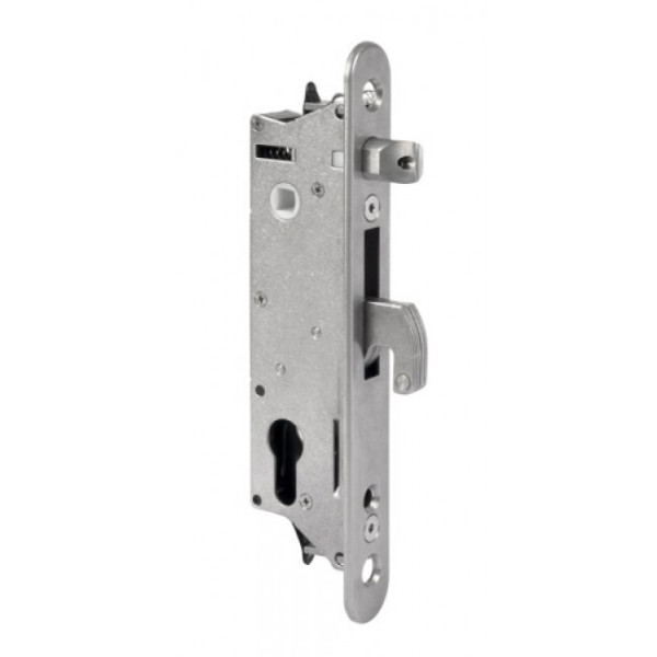 Serrure à larder à crochet - inox - cylindre européen - Fiftylock LOCINOX