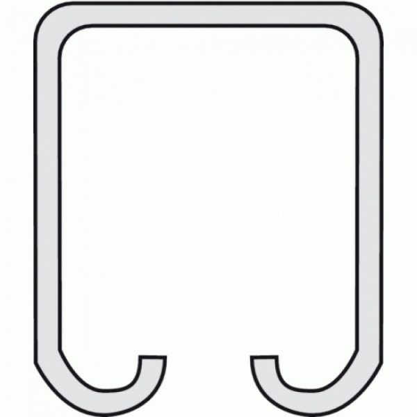 Rail tubulaire supérieur pour porte coulissante ROB