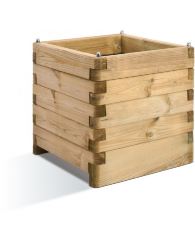 Bac à fleurs carré - 50 x 50 cm - 60 litres - Oléa 50 JARDIPOLYS