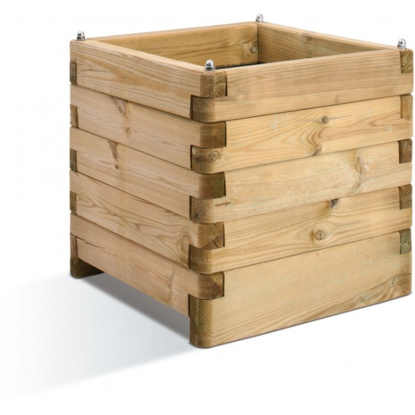 Bac à fleurs carré - 50 x 50 cm - 60 litres - Oléa 50 JARDIPOLYS