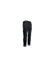 Pantalon de travail renforcé stretch multipoches BARU noir et orange Coverguard
