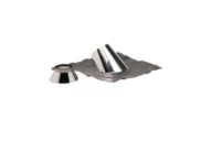 Solin en inox pour conduit double paroi Opsinox - inclinaison 30 à 45° TEN