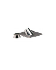 Solin en inox pour conduit double paroi Opsinox - inclinaison 30 à 45° TEN