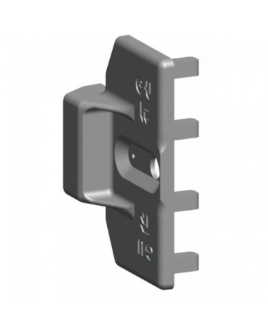 Fiche intermédiaire invisible Unijet D pour oscillo-batttants PVC FERCO