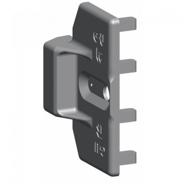 Fiche intermédiaire invisible Unijet D pour oscillo-batttants PVC FERCO