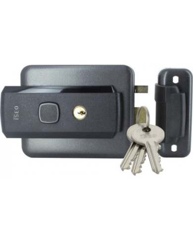 Serrure électrique en applique - réversible - polyvalente - 52N ISEO CITY