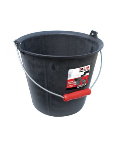 Seau Taliagom® renforcé à ergots - caoutchouc synthétique - 13 L TALIAPLAST
