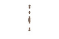 Crémone en fonte pour fenêtre bois - RY 16-02 gris mat TORBEL