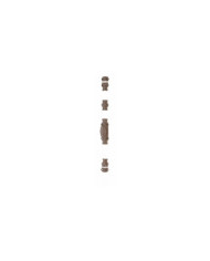 Crémone en fonte pour fenêtre bois - RY 16-02 gris mat TORBEL