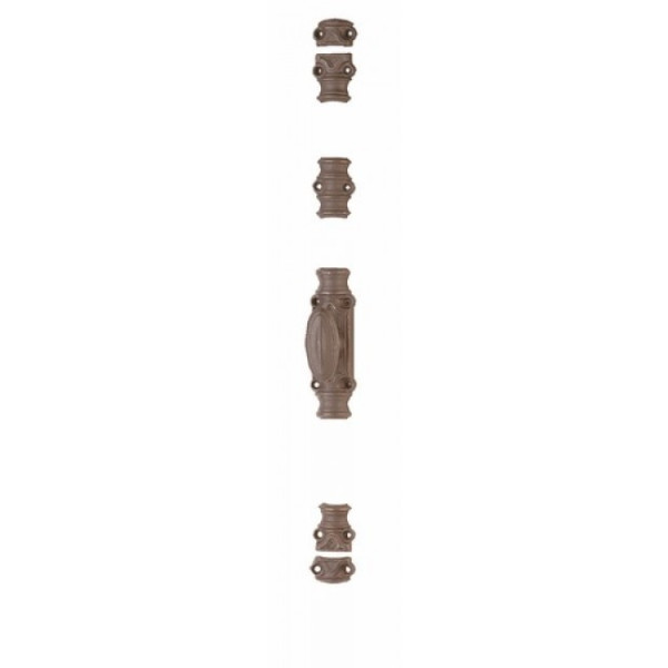 Crémone en fonte pour fenêtre bois - RY 16-02 gris mat TORBEL