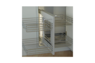 Rangement d'angle coulissant Magic Corner LEMI