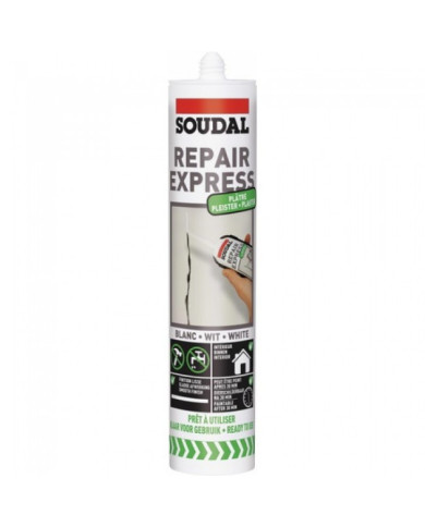 Enduit de rebouchage - acrylique - Repair Express Plâtre SOUDAL