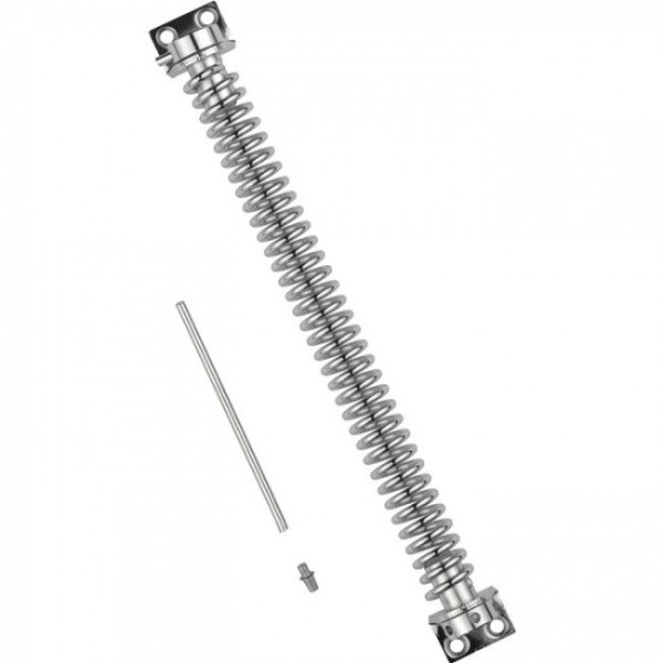 Ferme-porte à ressort - Spirale 20 kg max - 280 mm - Nickelé - TS60AL ABUS
