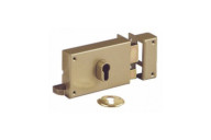 Serrure en applique horizontale à tirage - cylindre européen - 7415 VACHETTE