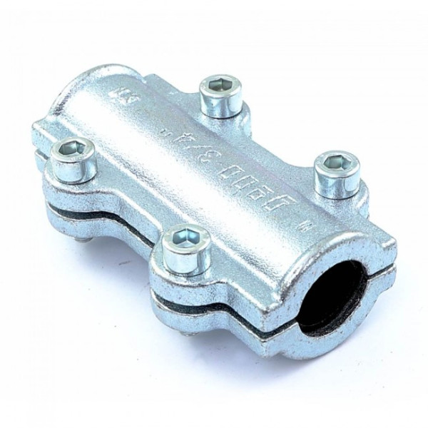 Collier de réparation à visser en fonte pour tube acier - type DSL GEBO