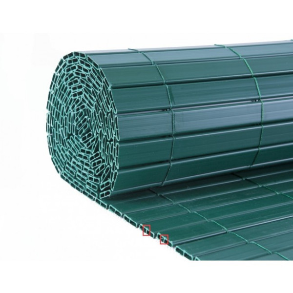 Canisse pvc - double face - panneaux 2,50 m - hauteur 1m80 JET7GARDEN