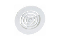 Grille d'aération B43 contre cloisons pour tube de 35mm, avec moustiquaire NICOLL