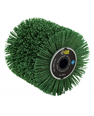 Brosse fils nylon vert pour rénovateur - grain 36 FARTOOLS