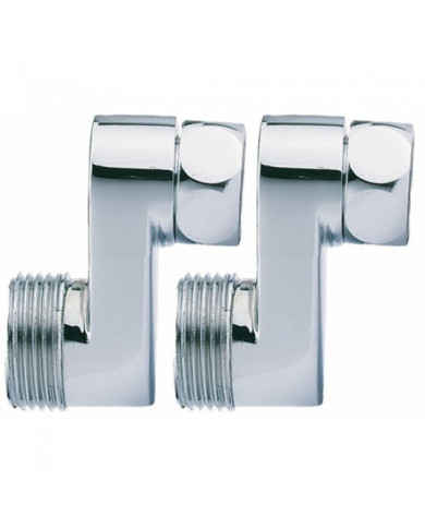 Paire de raccords excentrés de 40 mm - M15x21 - F15x21 RIQUIER