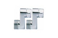 Paire de raccords excentrés de 40 mm - M15x21 - F15x21 RIQUIER