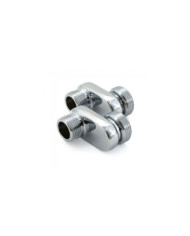 Paire de raccords excentrés de 25 mm - M15x21 - M15x21 RIQUIER