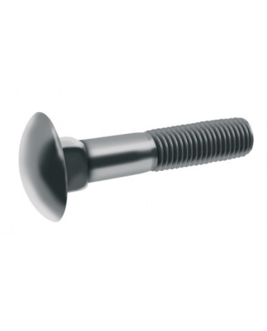 Vis à métaux tête ronde collet carré - inox A2 - DIN 603 ACTON