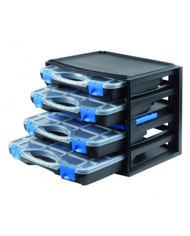 Organiseur 4 compartiments modulaires 335 x 250 x 275 mm - MULTIBOX TAYG